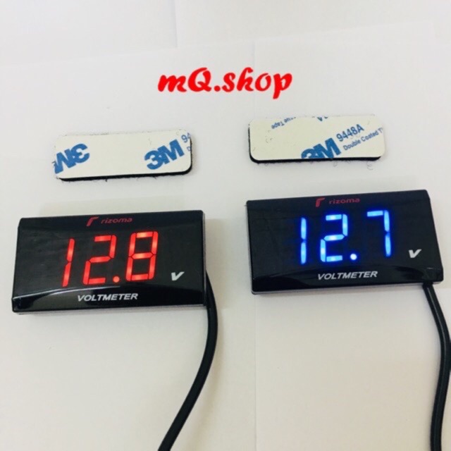 mQ.shop Đồng hồ Đo Vol ắc quy loại 1 BH 3th 1 đổi 1