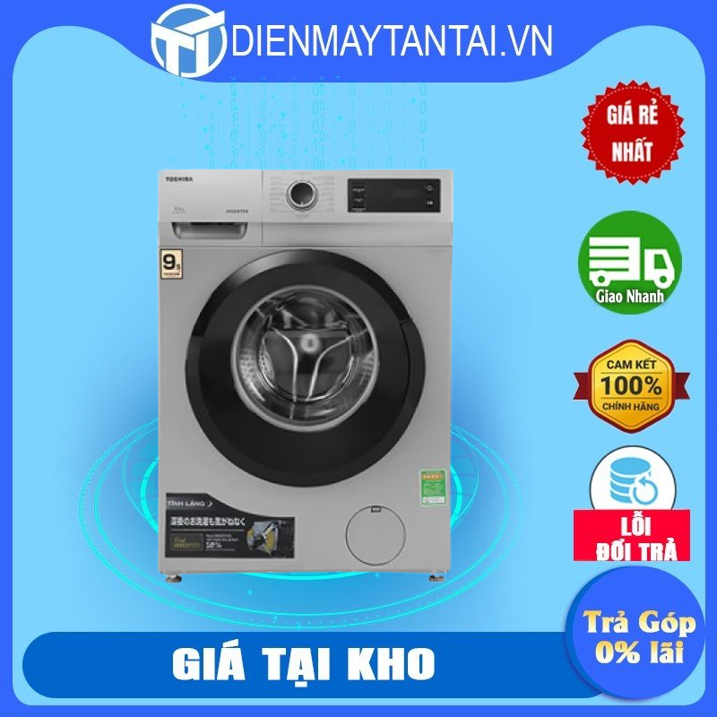 Máy Giặt TOSHIBA Inverter 8.5Kg TW-BK95S3V, Giặt nước nóng