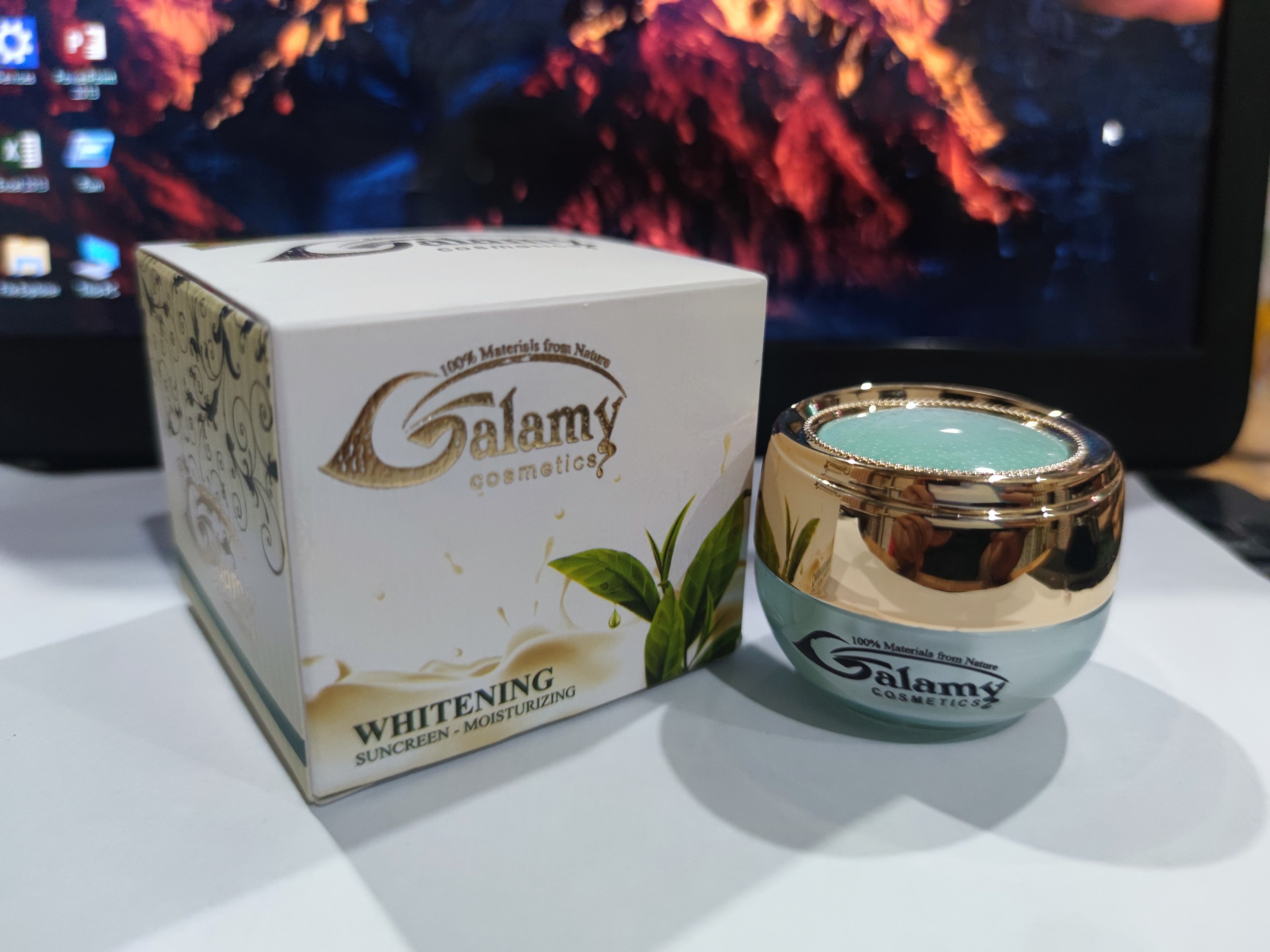Galamy kem dưỡng trắng trà xanh 12g
