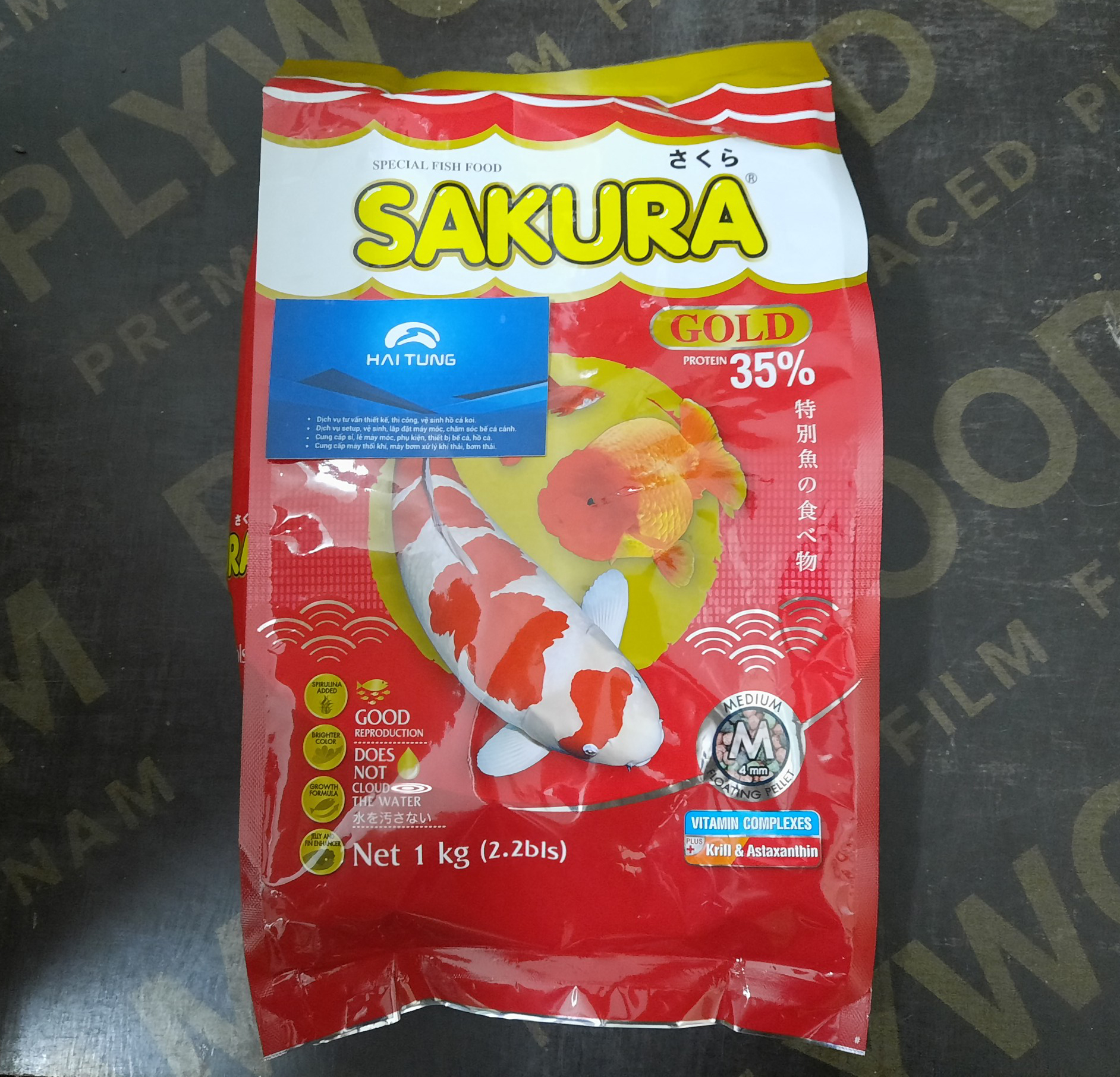 Thức ăn cá Sakura 1kg