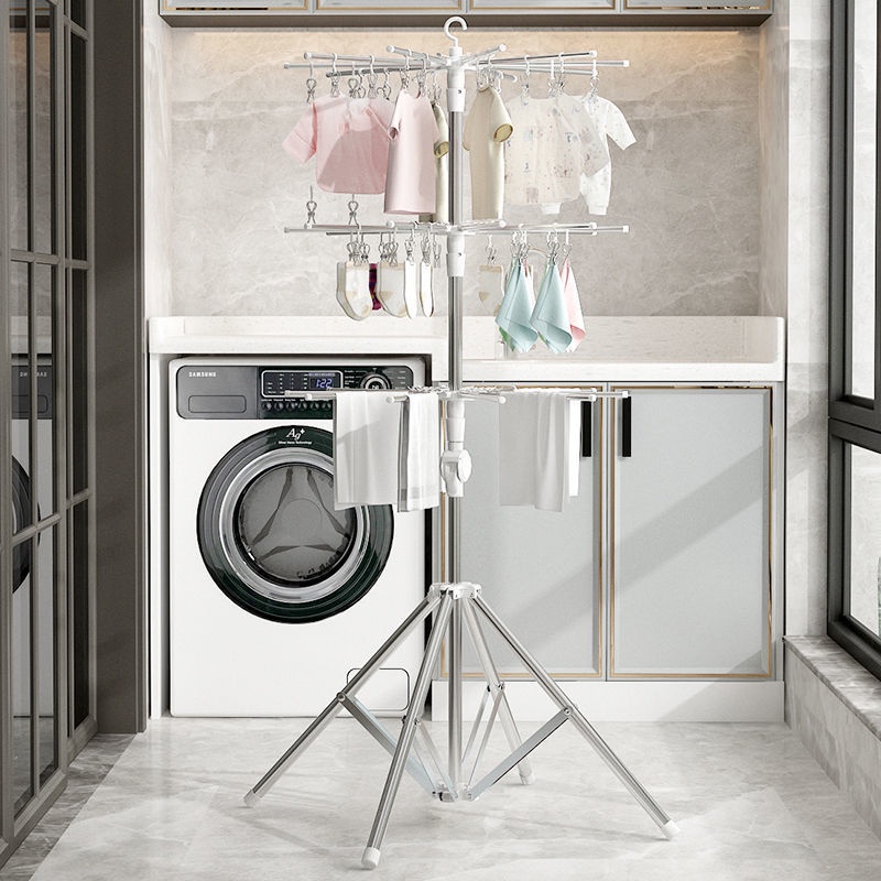 [HCM] Cây sào phơi đồ đa năng cho bé 3 tầng inox thông minh, móc phơi đồ em bé, treo đồ cho trẻ em, bé sơ sinh