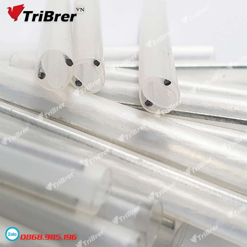 1000 ống co nhiệt hàn cáp quang [ ống lớn 2 kim trợ lực ] 6cm chất lượng