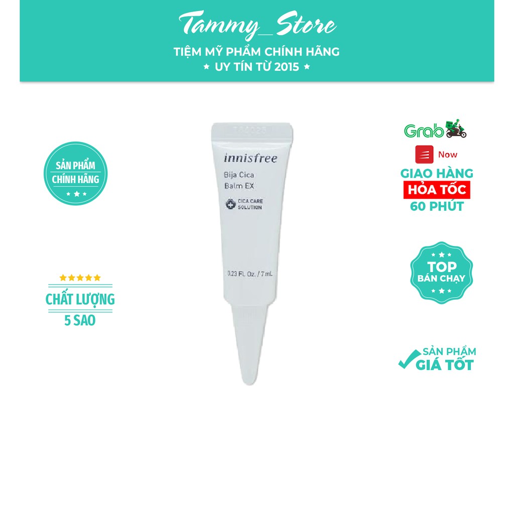 Gel chấm mụn Innisfree Bija Cica Balm EX 7ml