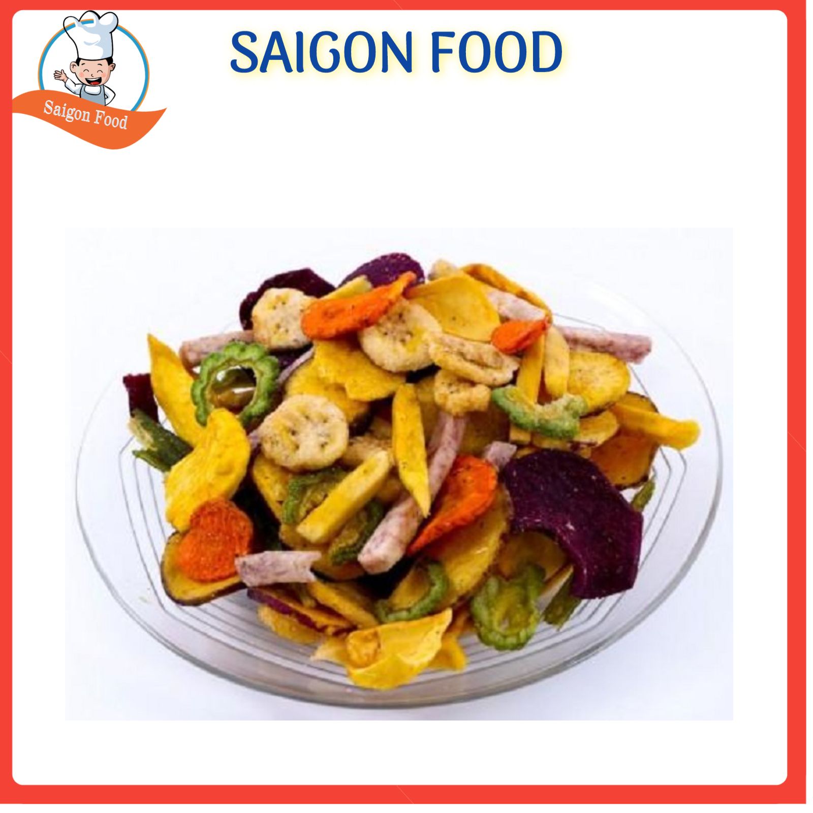 500gram trái cây sấy thập cẩm 5 vị hàng Xuất khẩu