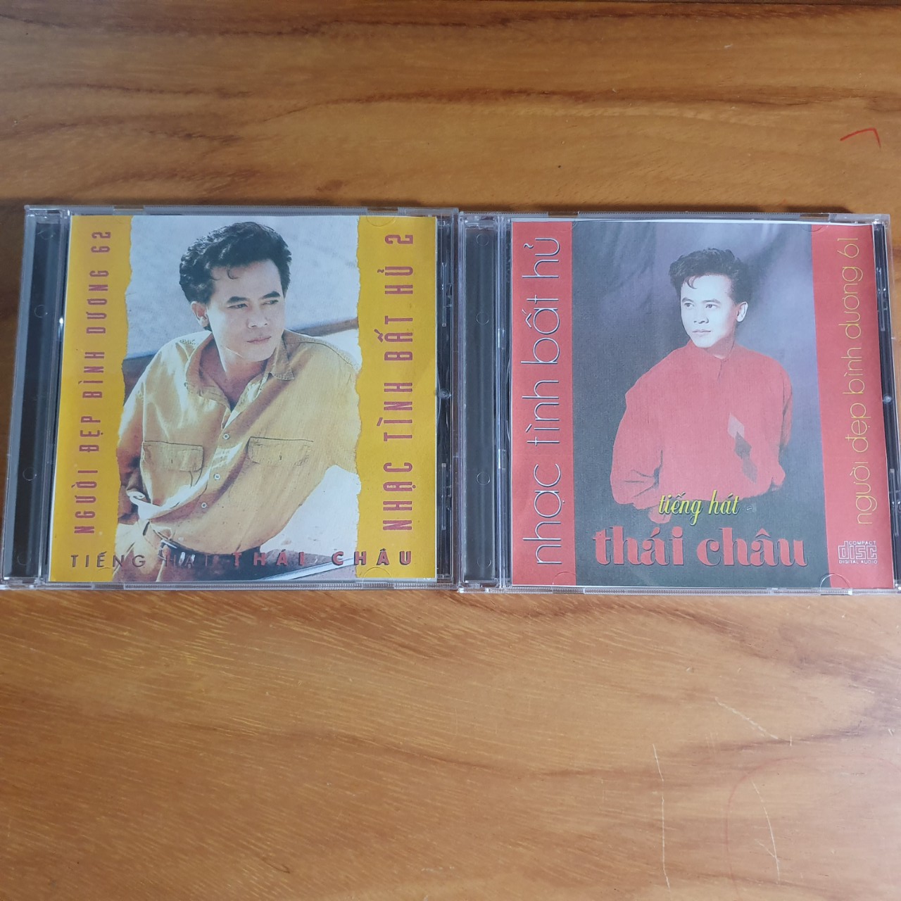 Bộ 2 đĩa cd thái châu nhạc tình bất hủ
