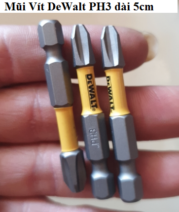 Mũi vít dewalt chính hãng ph3 52mm có từ