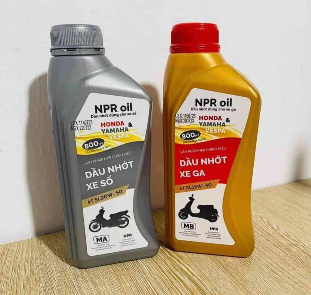 Dầu nhớt cao cấp NPR - Dầu nhờn xe máy dùng cho các dòng xe 800ml