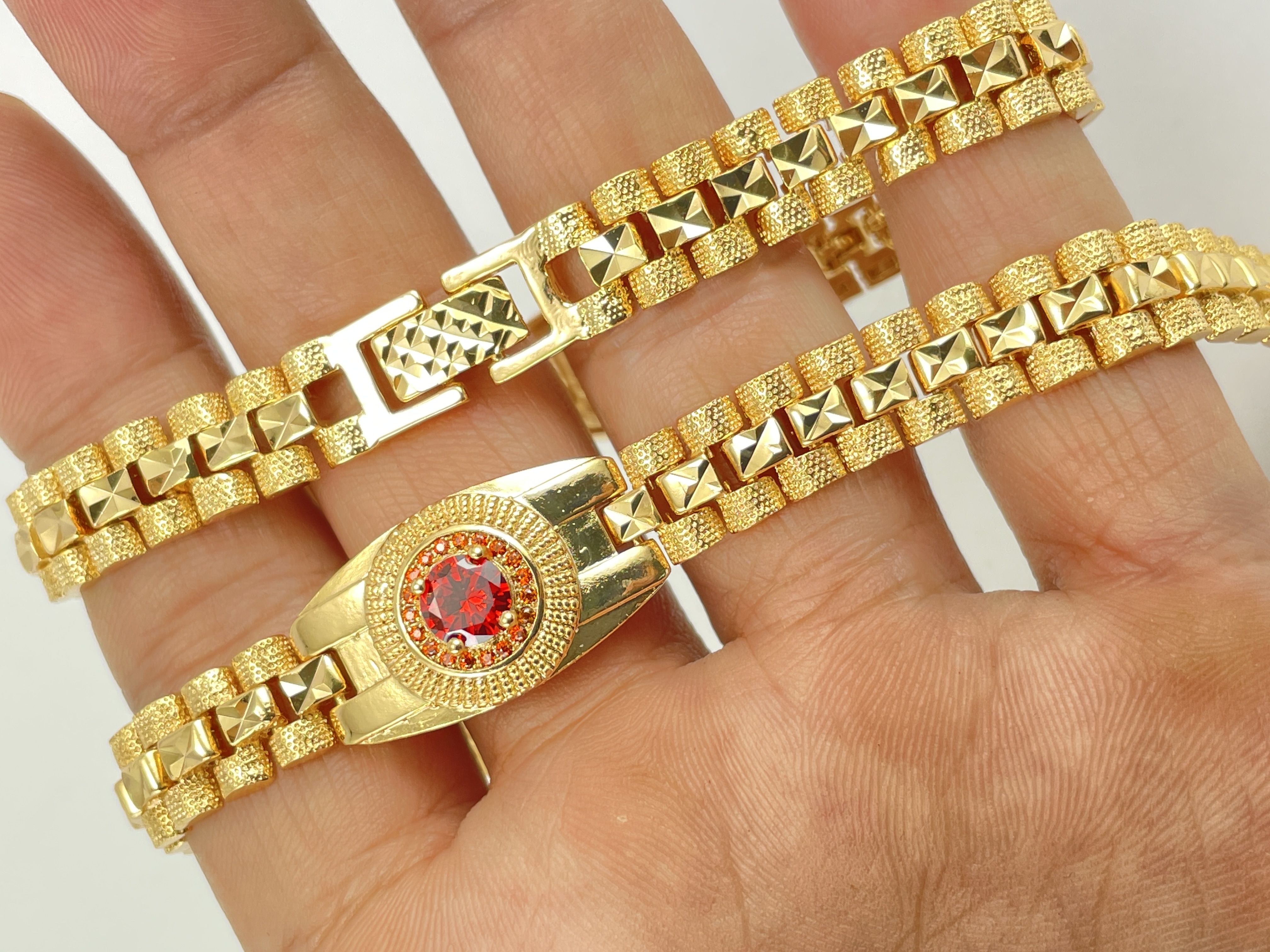 Lắc tay nữ mạ vàng 18k cao cấp - lt004l16