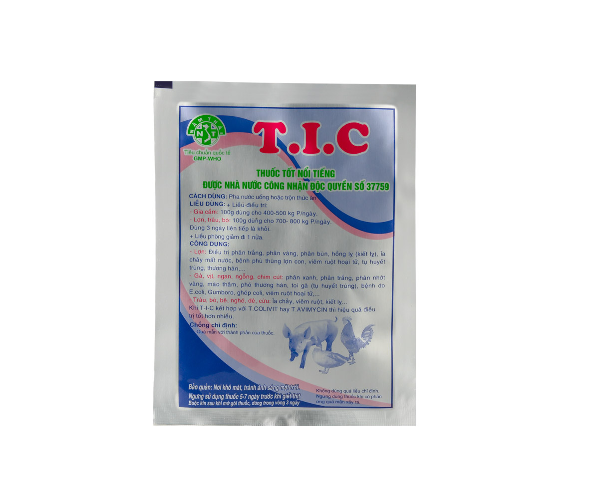 ỈA CHẢY GIA SÚC GIA CẦM TIC 100g