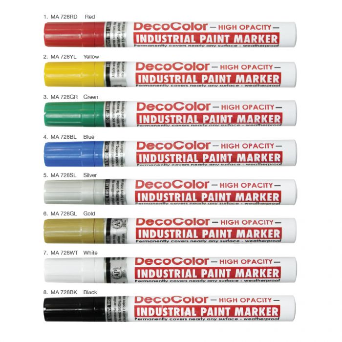 Bút sơn marvy decocolor 728 nét lớn 2.0 mm - vẽ được trên tất cả vật liệu