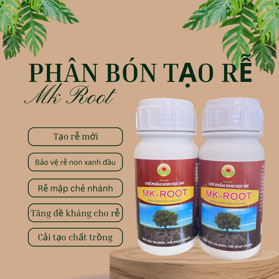 Mk root - phân bón hữu cơ sinh học tạo rễ