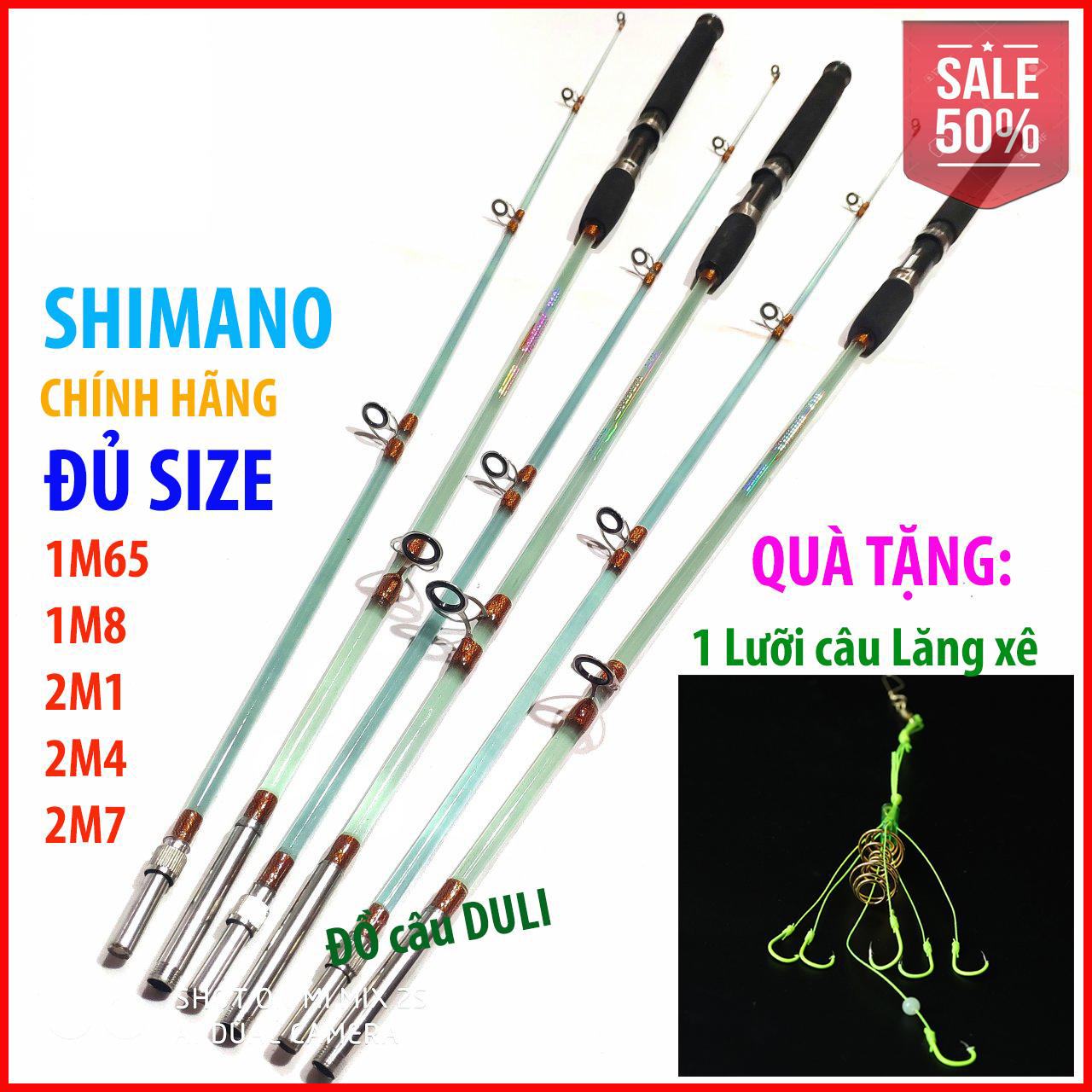 Cần Câu 2 Khúc SHIMANO đặc Trong - Cần Câu Máy 2 Khúc - Cần Câu 2 Khúc Đặc Ruột