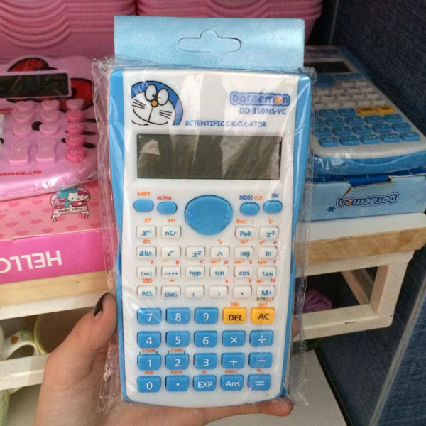 [SALE LỚN] Máy tính học sinh hình hello kitty và Doraemon