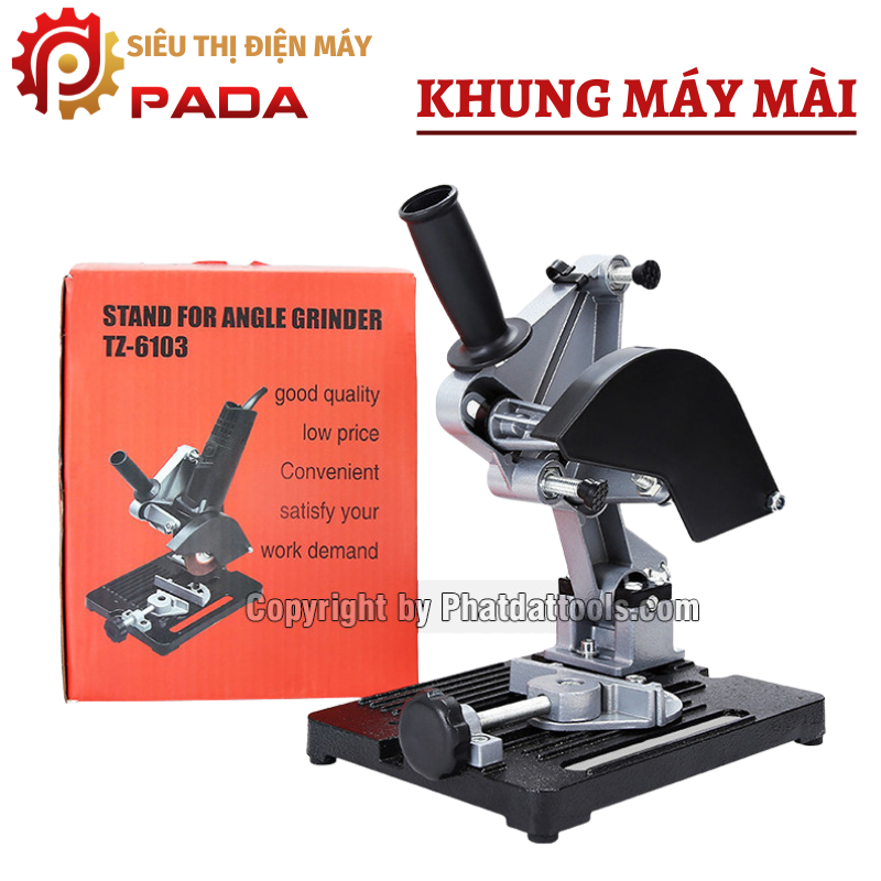 Khung gắn máy mài thành máy cắt bàn mini