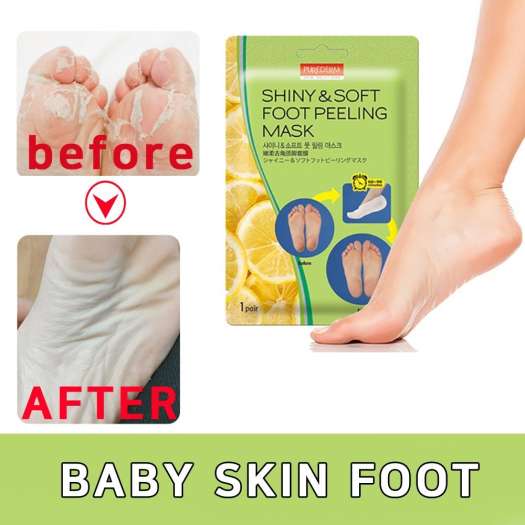 Mặt Nạ Ủ Thay Da Chân Purederm Foot Peling Mask Chiết xuất tự nhiên 100% giúp chăm sóc toàn diện đôi bàn chân của bạn