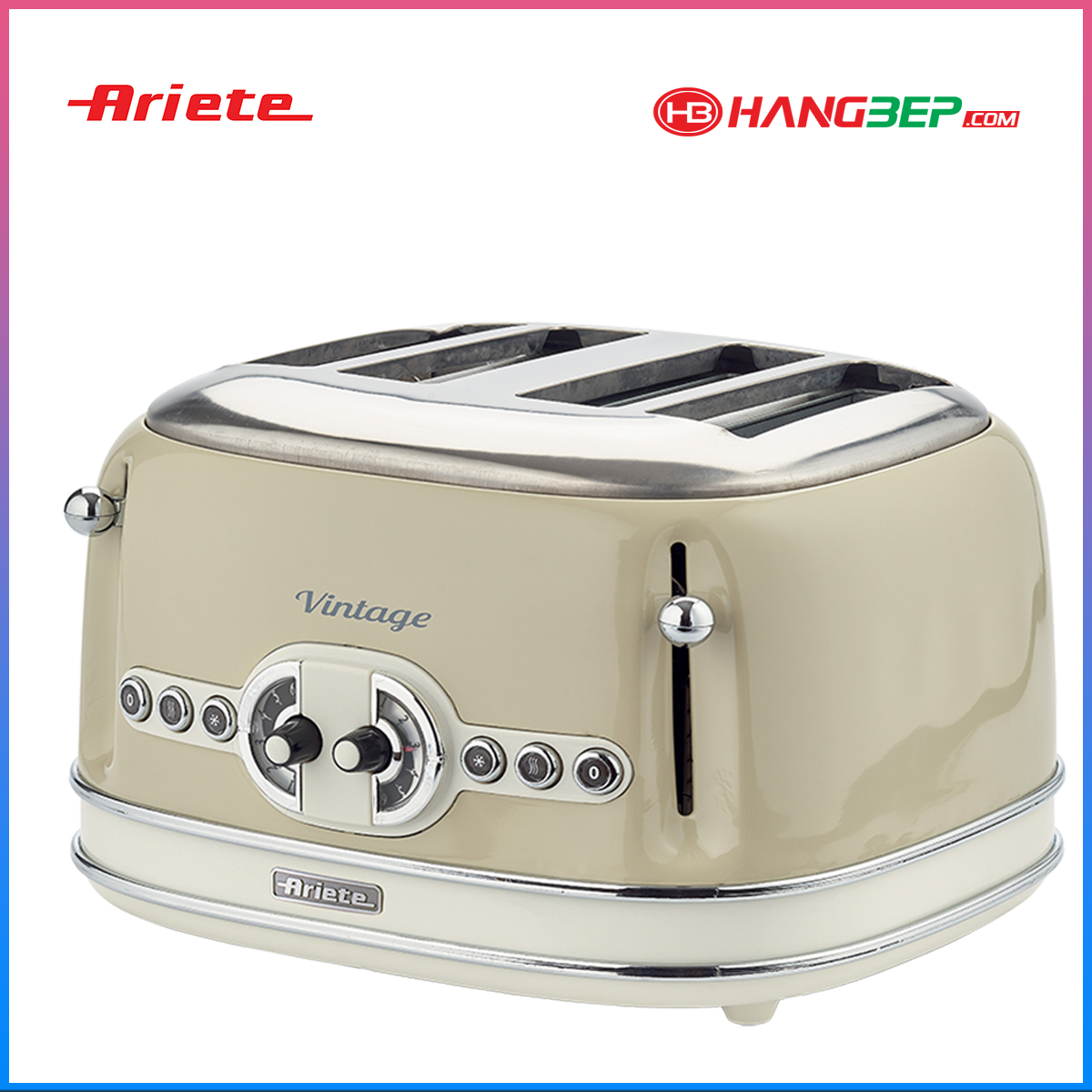 Máy nướng bánh mỳ 4 khay ariete mod.0156/03