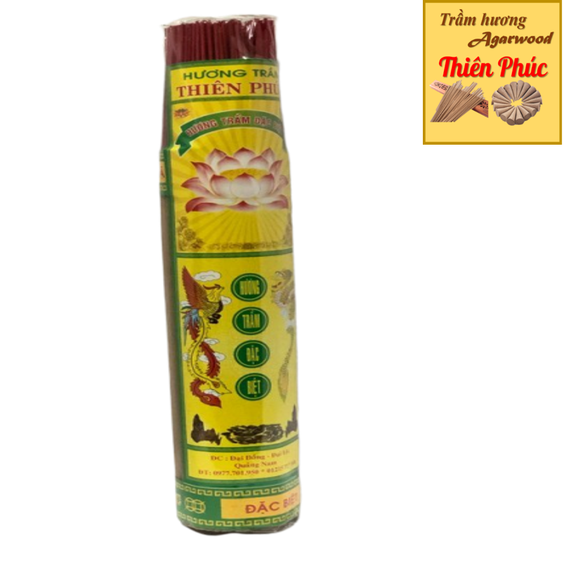 Nhang trầm Đặc biệt Thiên Phúc 30cm 300g - Nhang sạch tốt cho sức khỏe