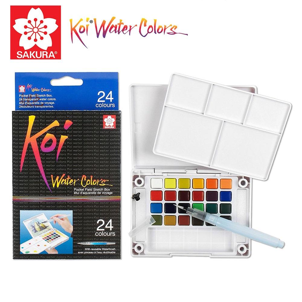 Màu Nước SAKURA Koi Watercolor 24 mầu