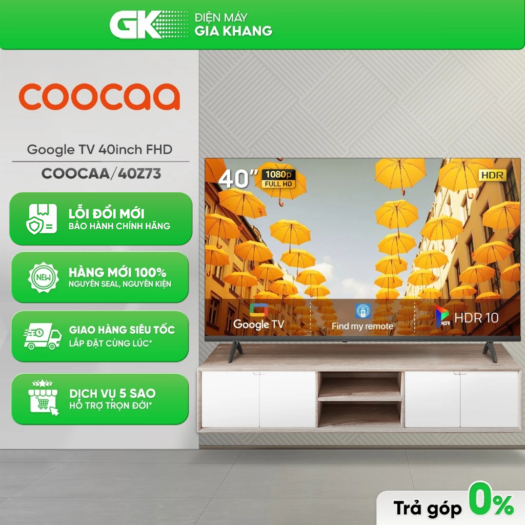 Google Tivi COOCAA 32Z73 32 Inch / 40Z73 40 Inch / 43Z73 43 Inch - FREESHIP HCM - GIAO TOÀN QUỐC