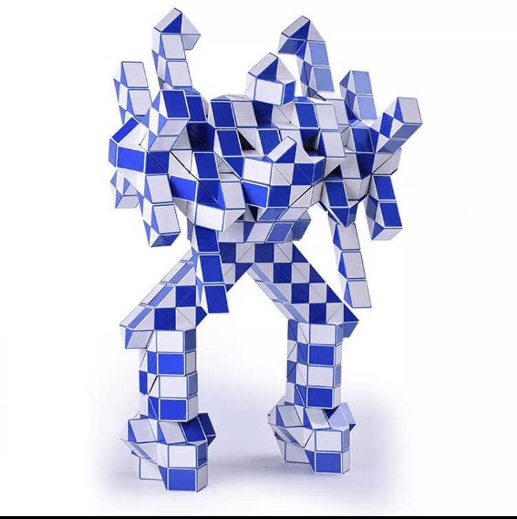 Rubik Snake - Rubik rắn biến thể 36/72/96/240 đoạn - Smart Baby