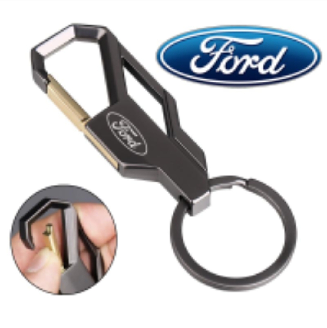 S.S Móc Khóa Xe Hơi Móc Chìa Khóa Kim Loại Hợp Kim Sáng Tạo Cho Nam Dành Cho Ford móc khóa phụ kiện ô tô xe máy