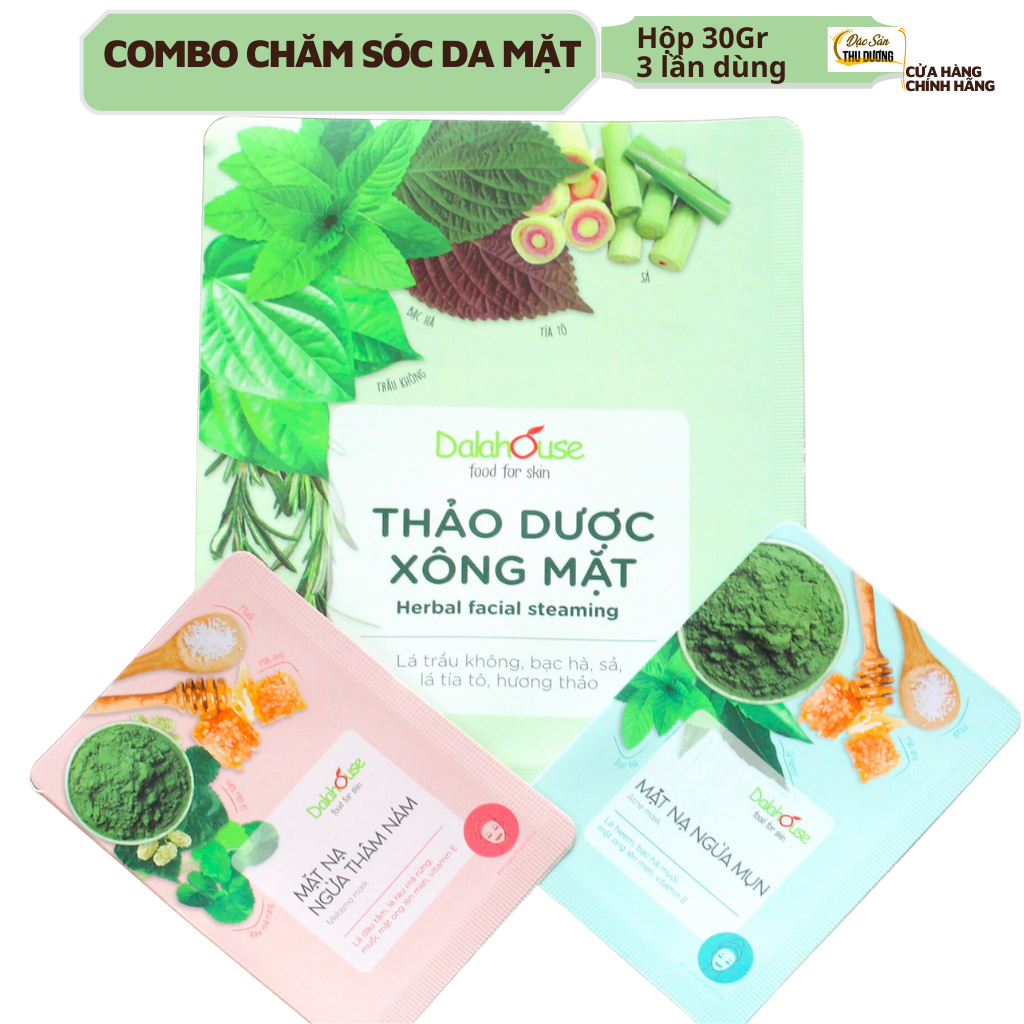 Bộ sản phẩm thảo mộc chăm sóc da Dalahouse - Trải nghiệm cảm giác chăm sóc da từ thảo dược thiên nhiên sấy lạnh cực kỳ an toàn