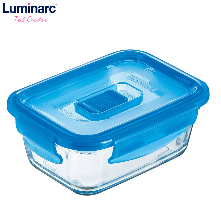 Hộp Thủy Tinh Luminarc Pure Chữ Nhật 385ml G1344