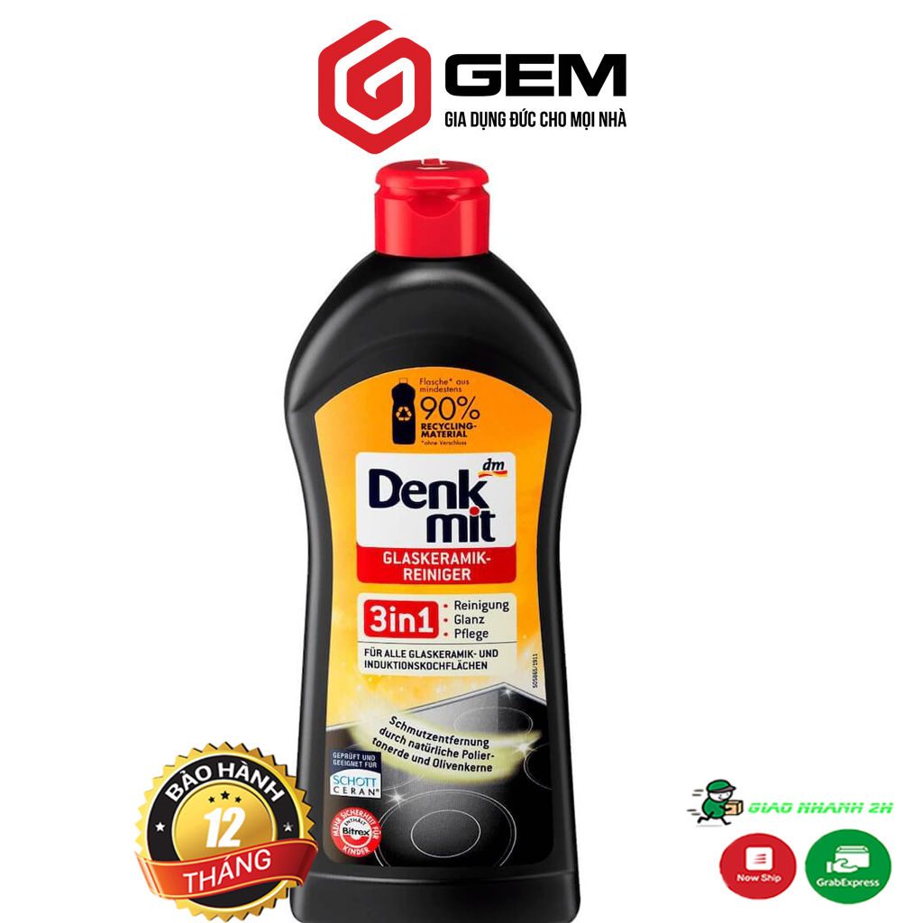 Dung dịch vệ sinh bếp từ denkmit 3in1
