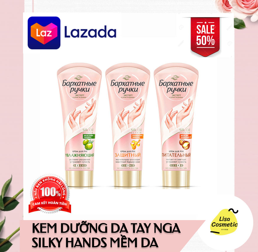Kem dưỡng da tay nga -kem tay lụa silk nga