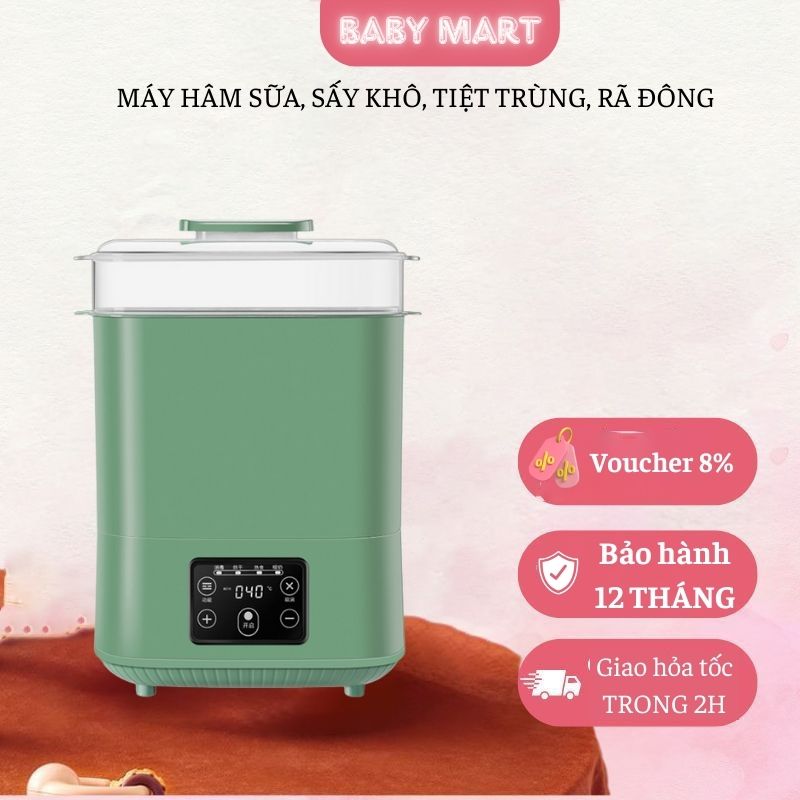 Máy hâm sữa đa năng,rã đông ,hâm cháo ,hâm nóng thức ăn bằng điện ,ủ sữa mẹ bằng máy hâm sữa - Máy hâm sữa tiệt trùng cao cấp Warm Milk - Máy ủ sữa, giữ ấm sữa cho bé ,máy hâm sữa thông minh - Bảo hành 12 tháng - Hazi Store