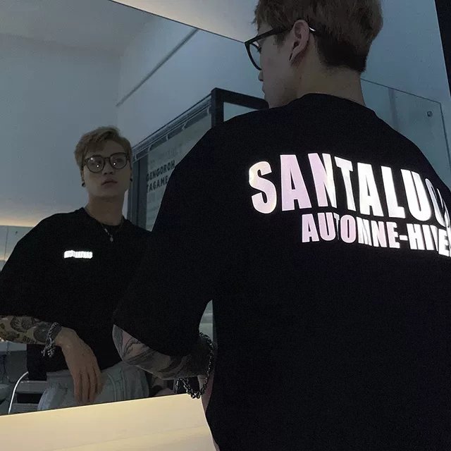 Áo thun stee phản quang santalucia unisex