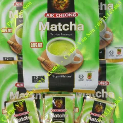 05 bịch Trà Sữa Matcha Aik Cheong 300g (12 gói x 25g)