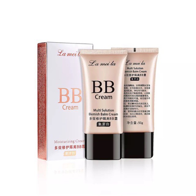 Kem Nền Trang điểm che khuyết điểm LAMEILA BB Moisturizing Crea cho làn da đều màu cung cấp độ ẩm bổ sung chất dinh dưỡng cho da
