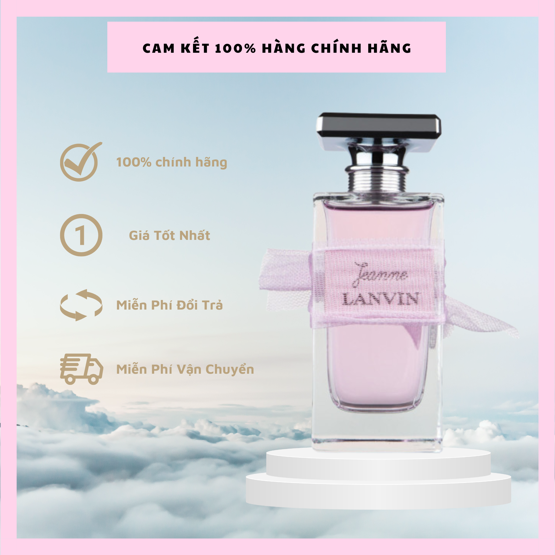 Nước hoa nữ Jeanne Lanvin edp authentic 100ml - Pom Perfume