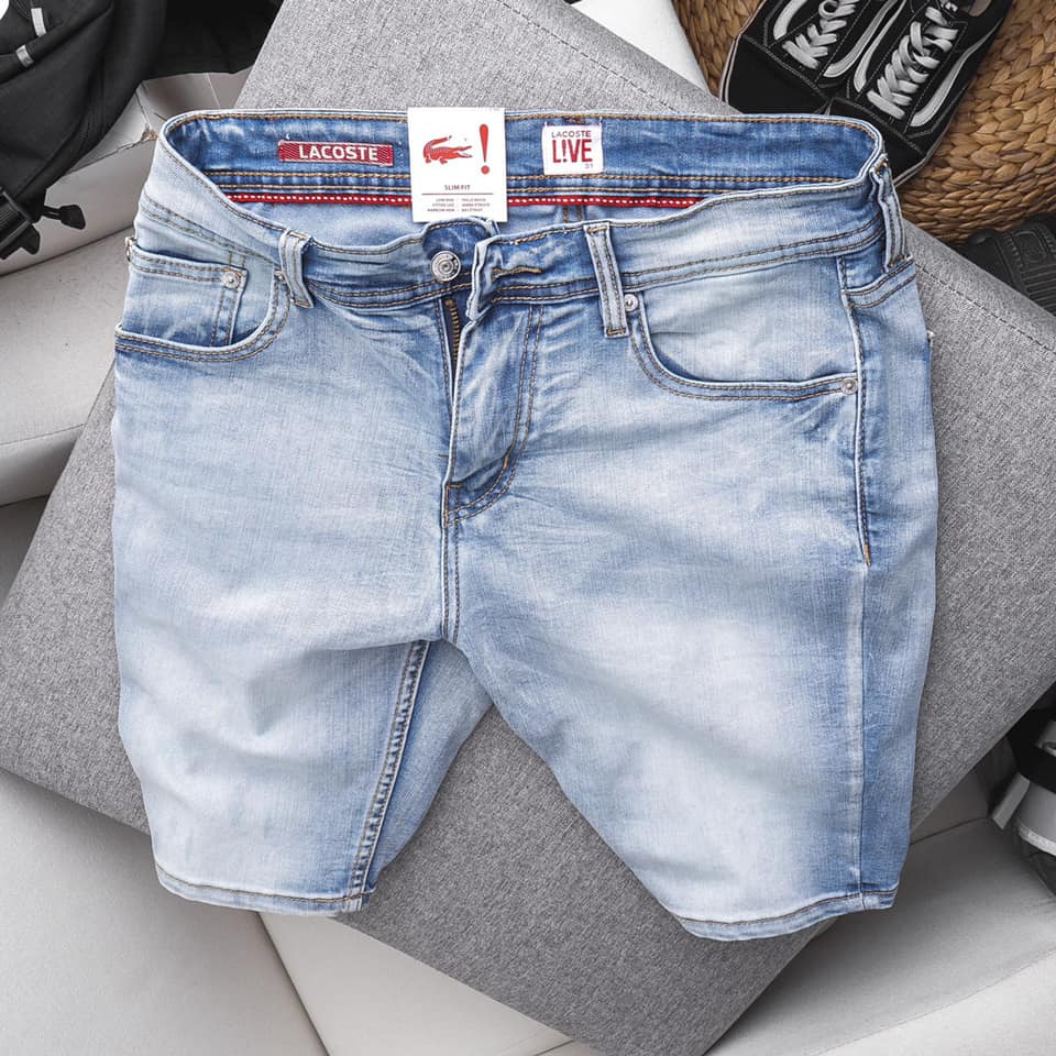 [HCM]Quần Short Jean Nam cao cấp thời trang 2020 - Quần Jean Nam Việt Nam Xuất Khẩu S01-Jean co giản không phai màu  03 màu trẻ trung