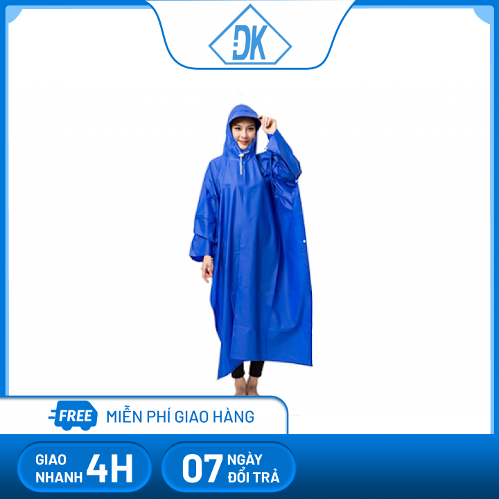 Áo mưa nhựa cánh dơi xẻ tà size lớn