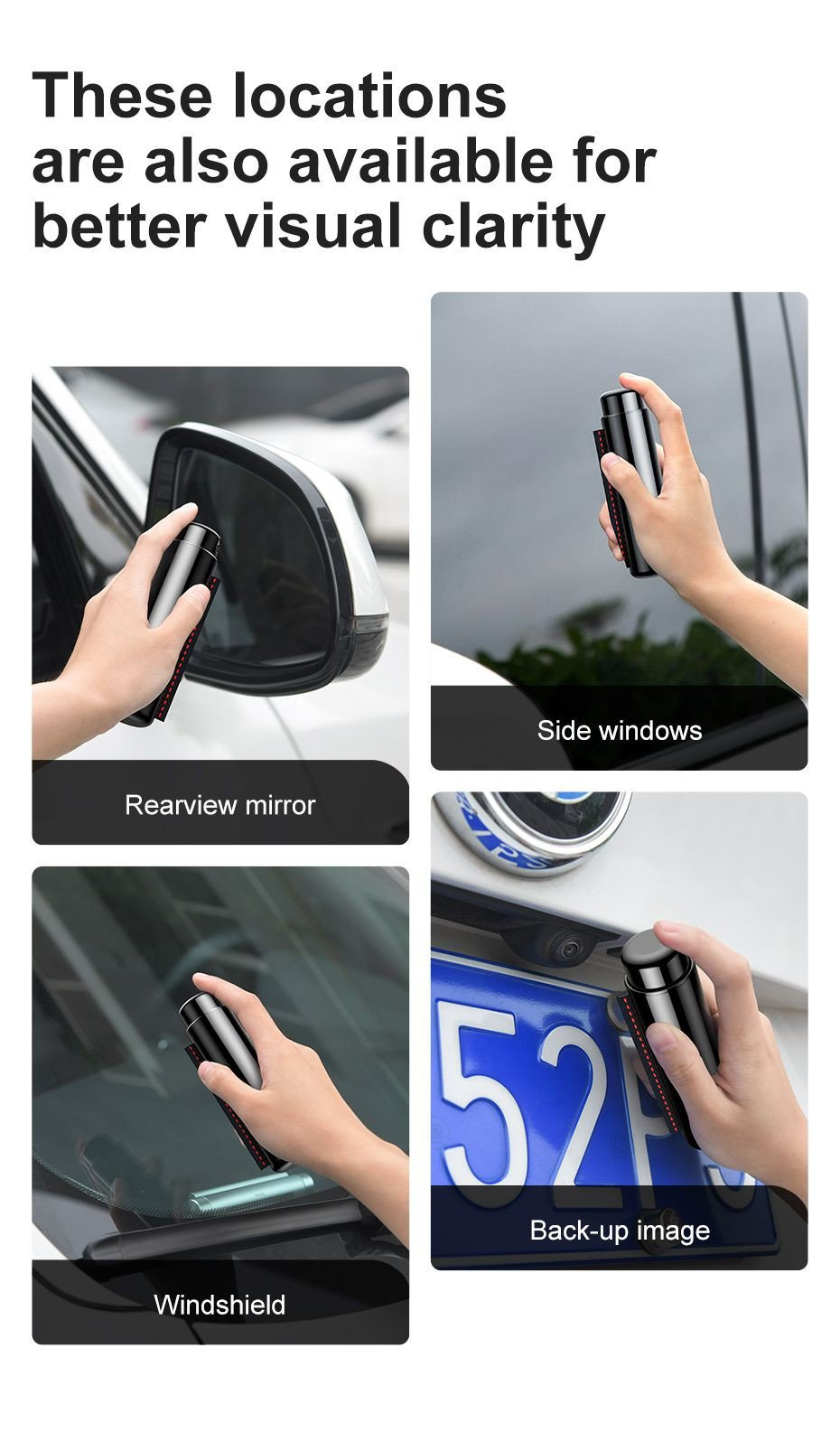 Bình xịt chống đọng nước mưa Baseus Rearview Mirror Rainproof Spray dùng cho kính chiếu hậu trên xe hơi
