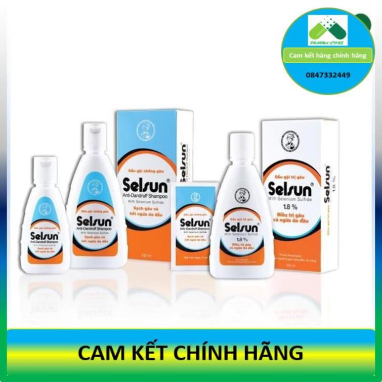 Dầu gội giamr gàu selsun - selsun 1.8 - dạng gói - dầu xả selsun _khánh tâm !