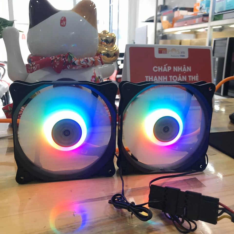 Fan quạt led a-rgb infinity kaze 12cm new