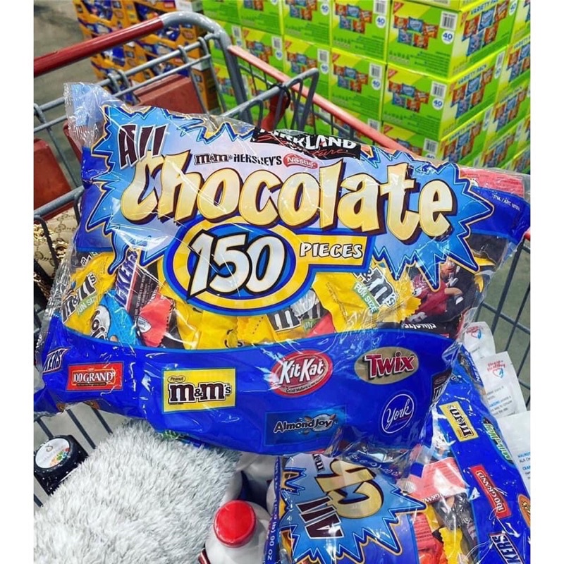 🍫 socola 150 viên 2.55kg all chocolate kirkland signature 150 pieces 2.55 kg