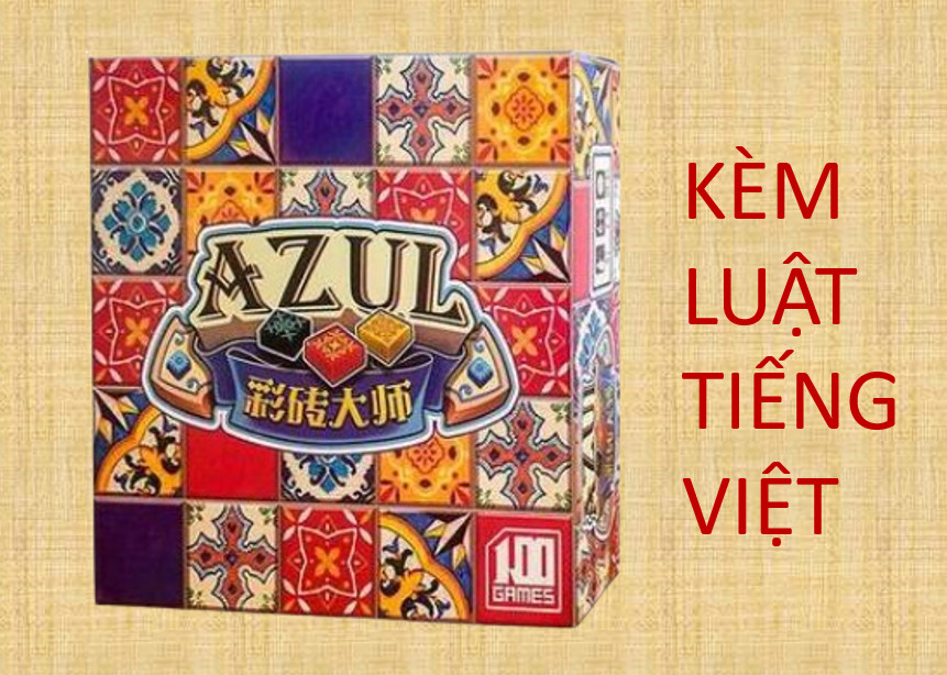 Trò chơi board game azul - phiên bảng tiếng trung kèm mở rộng joker tiles