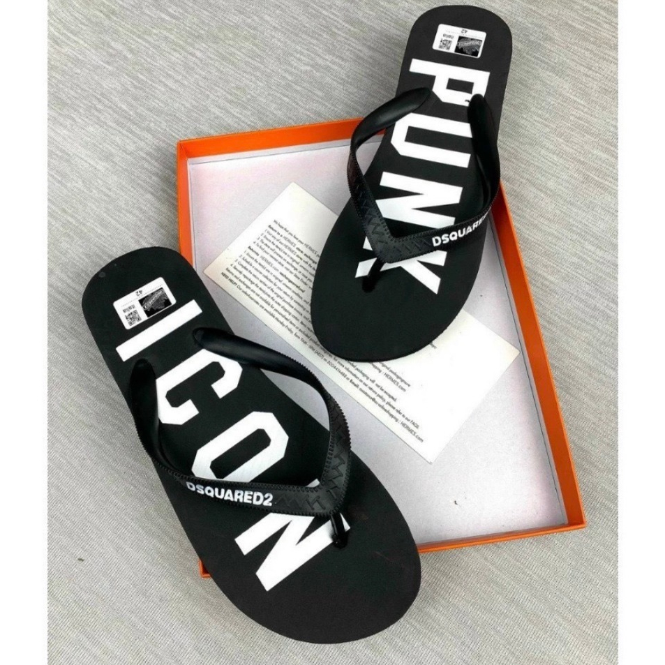 Dép Kẹp Thái Lan Tông Lào Nam Mẫu DSQ2 & PUNK ICON Thời Trang Cao Cấp VIP 2024