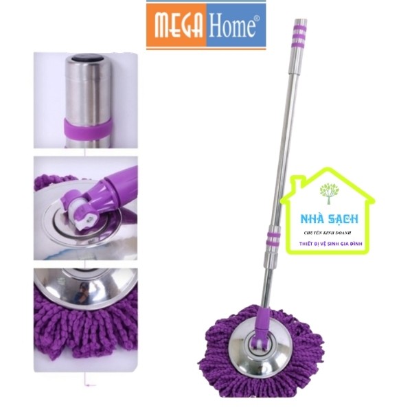 Cây lau nhà thái inox cao cấp megahome
