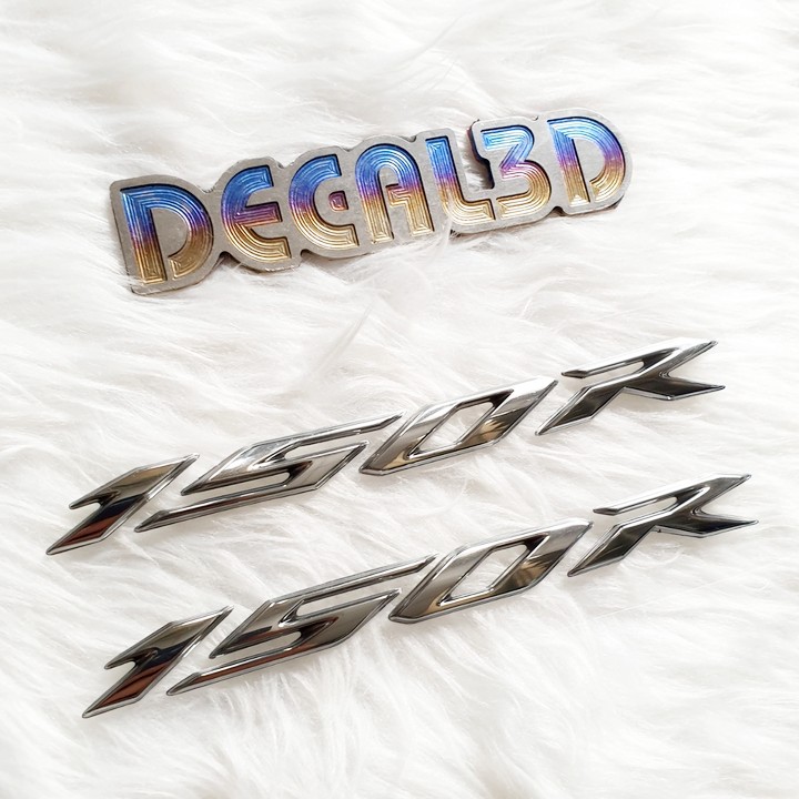 Tem chữ nổi số 150r cho winner , sonic , raider dòng 150 cc hàng cao cấp siêu nét