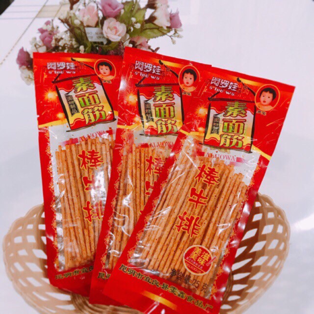 Combo 10 gói tăm cay đỏ