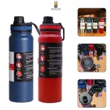 Bình giữ nhiệt thể thao Inox 304 dung tích 800-1000ml Giữ nhiệt 8- 10 tiếng, Có quai xách tiện lợi, BH 12 Tháng