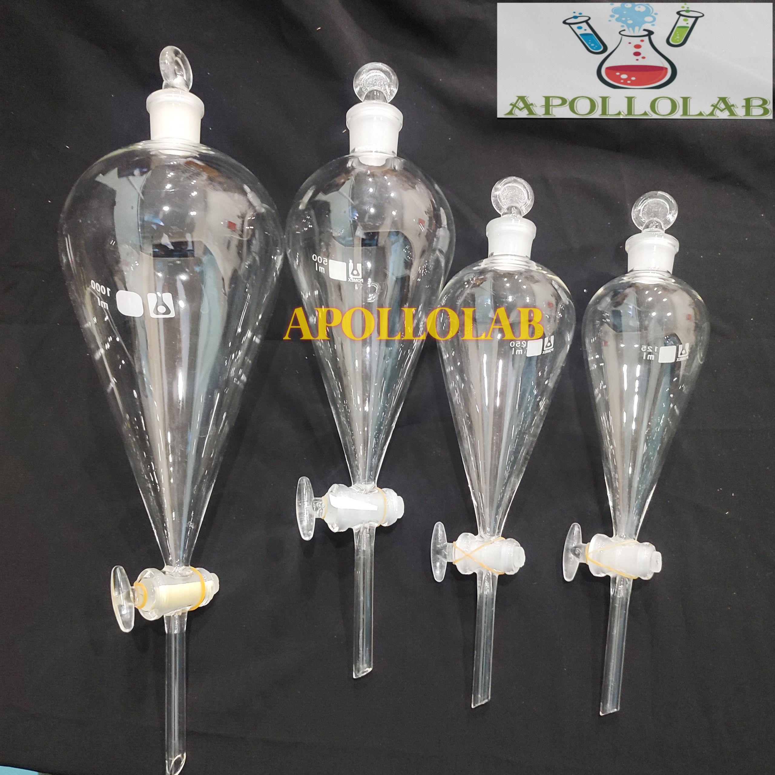 [HCM]Phễu chiết tinh dầu phễu chiết quả lê các cỡ 60ml - 1000ml