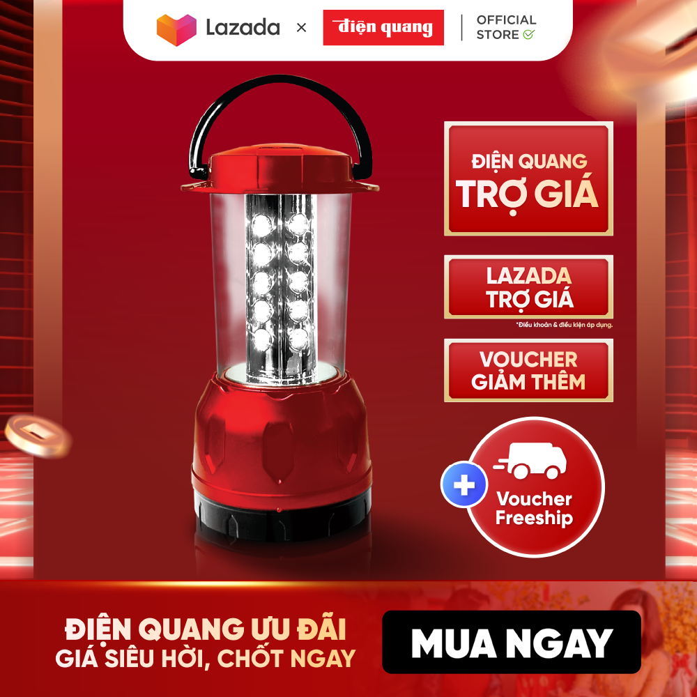 Đèn sạc Led Điện Quang ĐQ PRL01 02765 (4.5w, ánh sáng trắng, cầm tay)