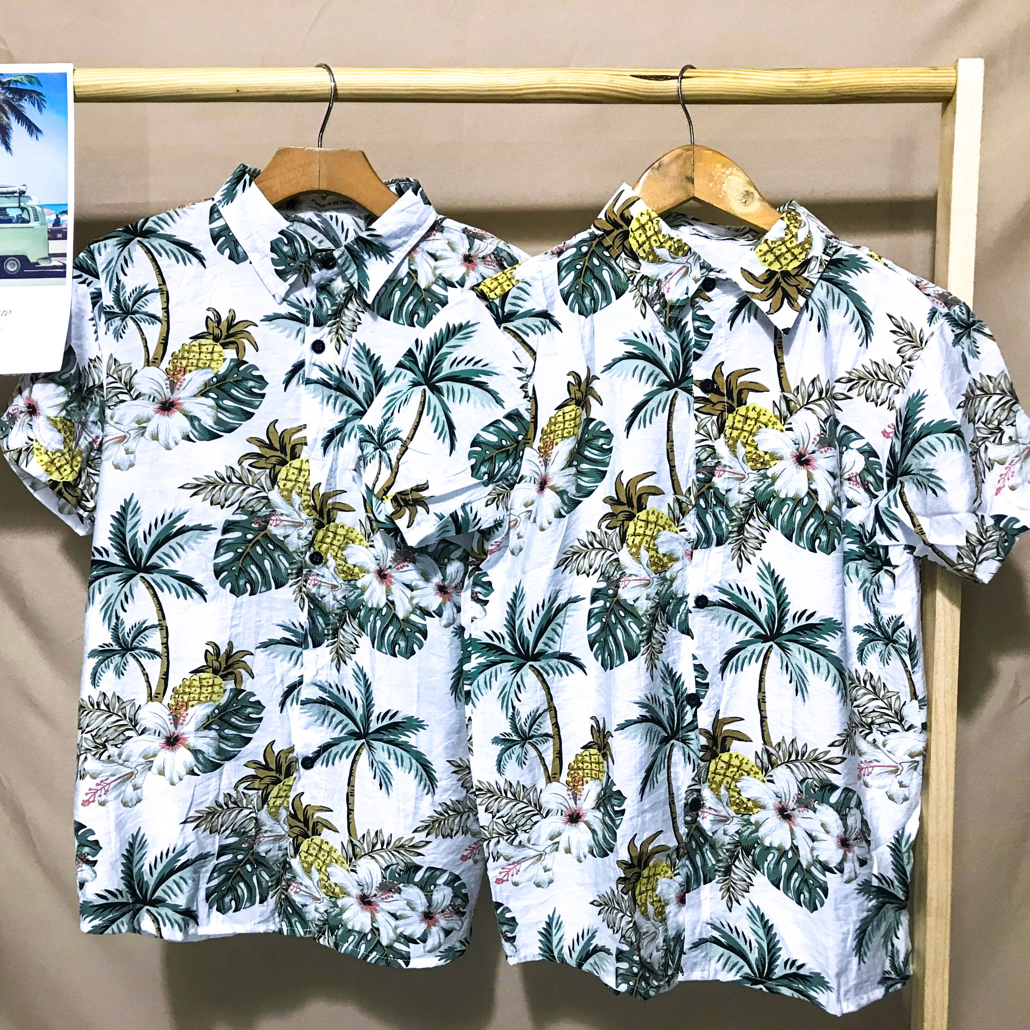 [HCM]Áo sơ mi áo hoa lá cây - ALC70