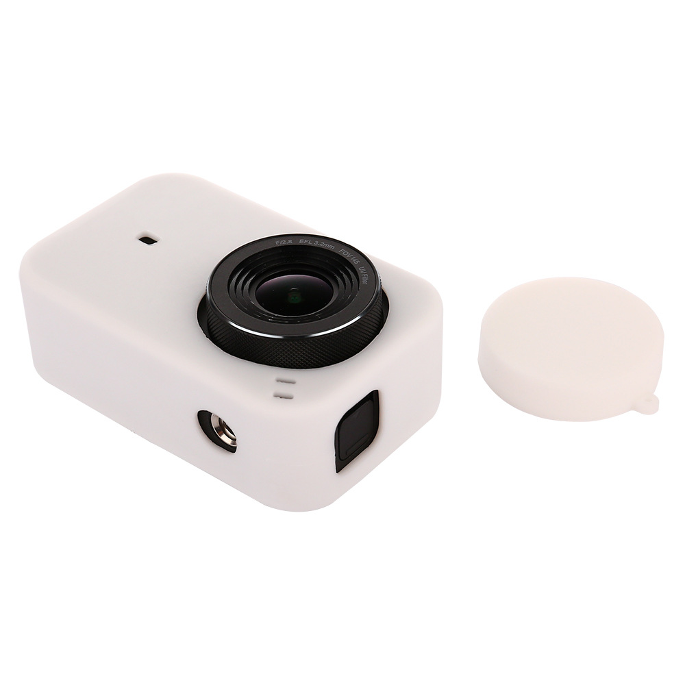 Vỏ silicon kèm nắp che cho Xiaomi Mijia ActionCam 4K